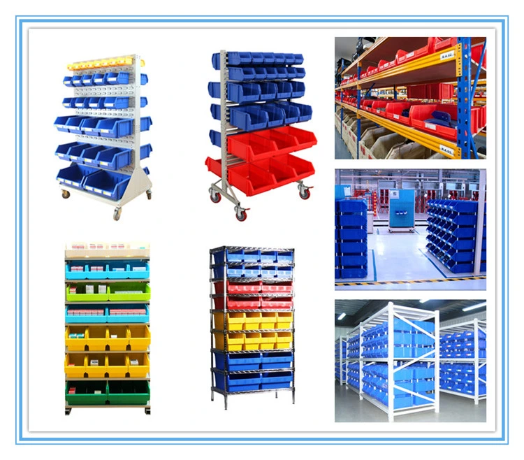 Cheap Price Quick-Pick Plastic Stackable Storage Bins for Warehouse Tool Parts Storage